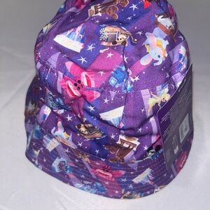 Disney Parks JOEY CHOU Reversible Bucket Hat Cheshire Cat Dumbo Tinkerbe…